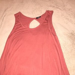 Sleeveless tee shirt dress